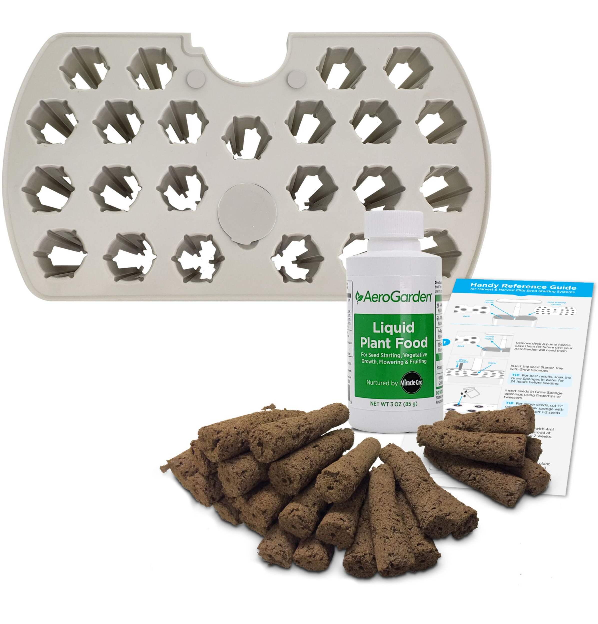 AeroGarden Seed Starting Kit For Harvest Models, Nutrients Included Composite_or_Mixed