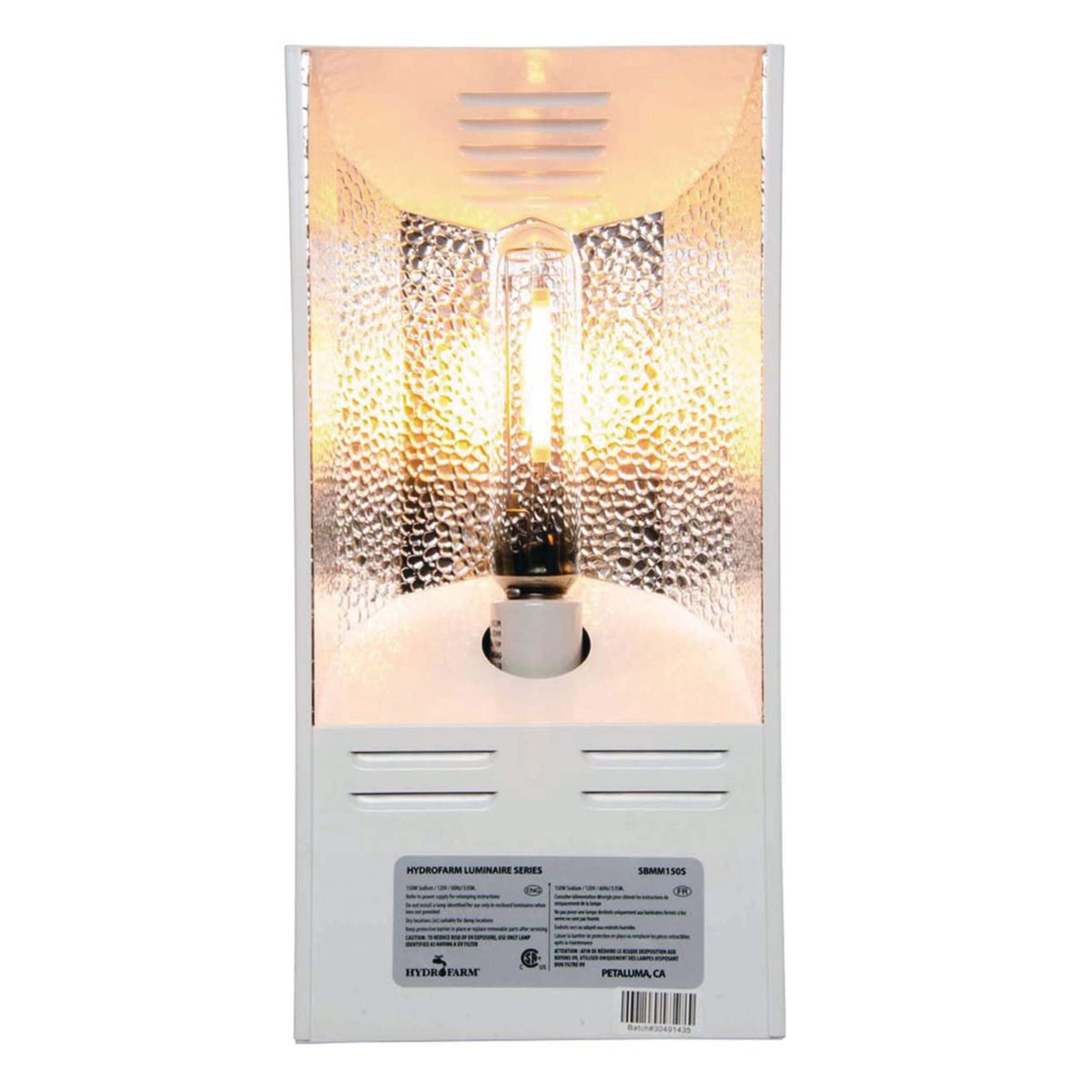 Hydrofarm Mini Sunburst High Intensity Grow Light Bottom_Flat