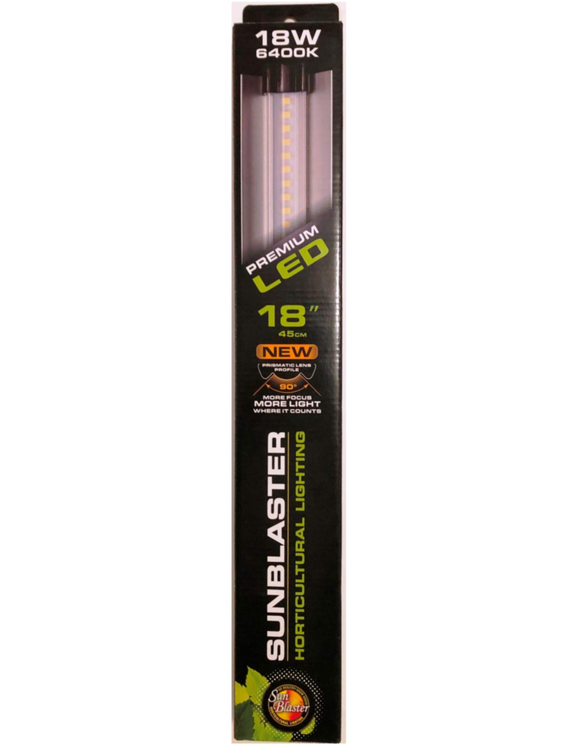 Sunblaster 18-in High Output LED Grow Lighting, 18W Front_Flat