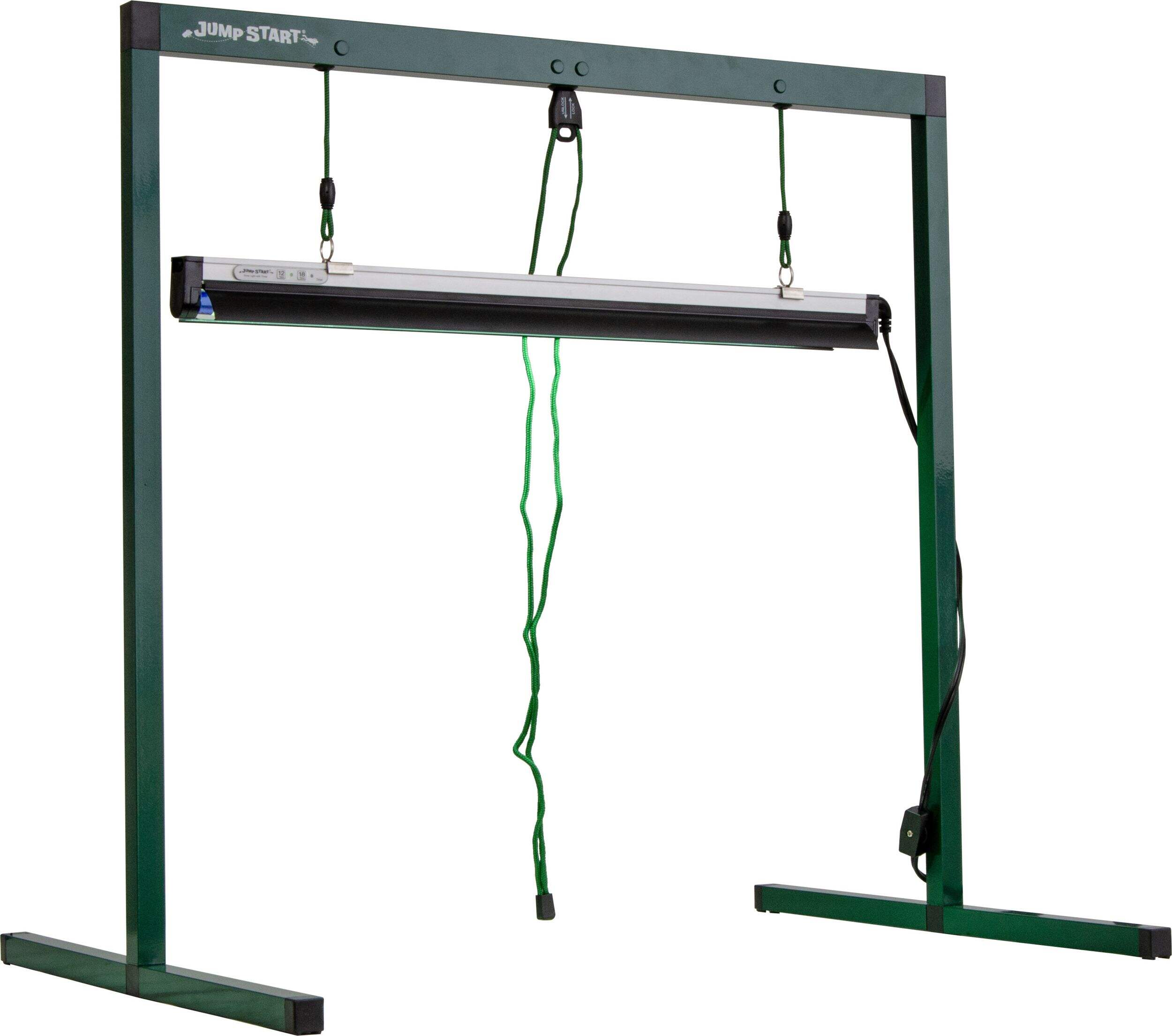 Jump Start T5 High Output Grow Light System with Timer, 2-ft Front_Three_Fourths_Angled_Right