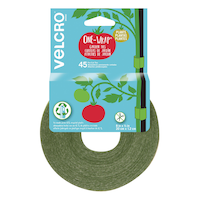 Velcro One-Wrap Pre-Cut Garden Tree & Plant Tie Roll, Support Strap, 8-in x 1/2-in, 45-pk