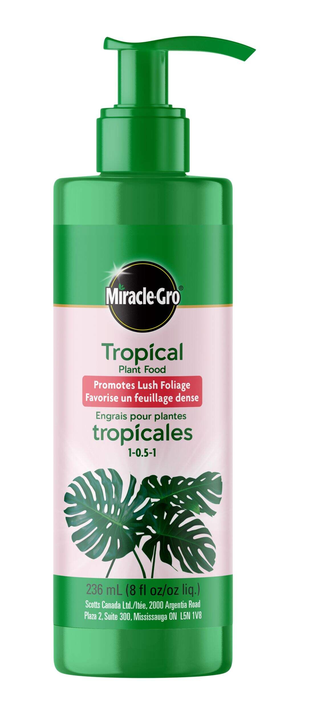 Miracle-Gro® Liquid Tropical Plant Food, 236-mL Front_Flat