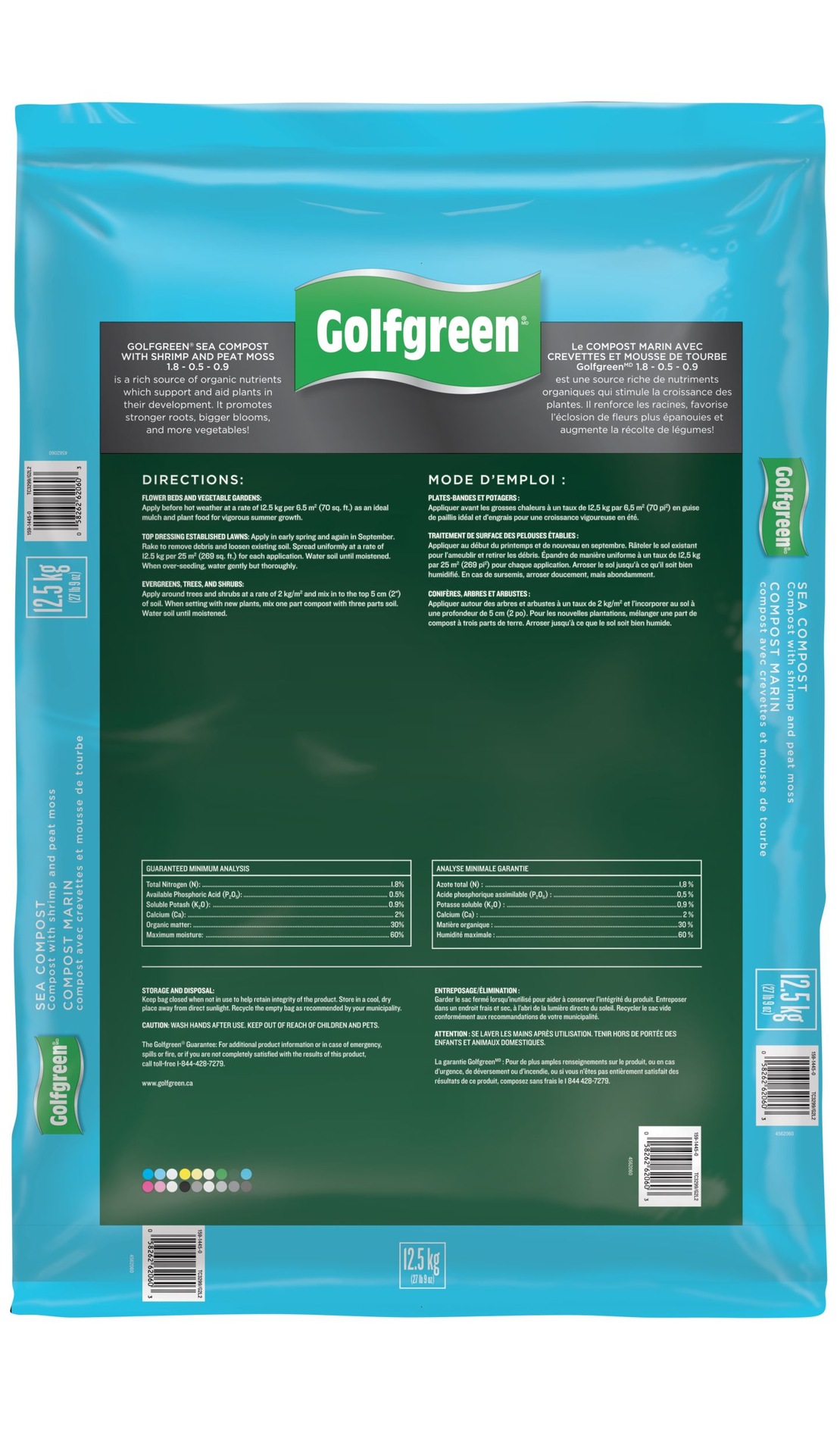 Golfgreen Sea Compost with Shrimp & Peat Moss Canadian Tire