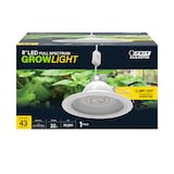 Feit Electric Clamp Mount LED Grow Light, 32-Watt, 8-in, White Front_Elevated