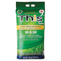 TH!S 10-0-30 Fall Lawn Fertilizer, 8-kg Front_Flat