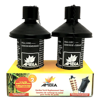 Ambia Metal Tiki Torch Replacement Cans, 2-pk Front_Flat