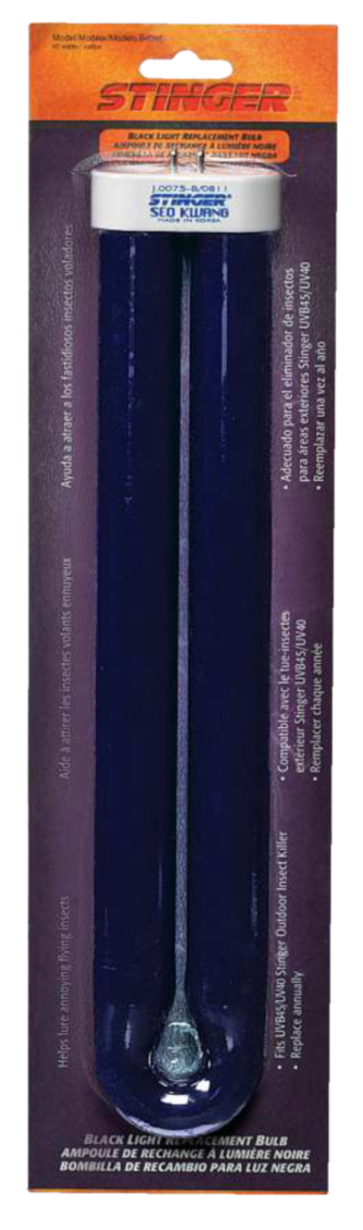 Stinger 24W UV Black Light Mosquito/Bug Zapper Replacement Bulb, fits