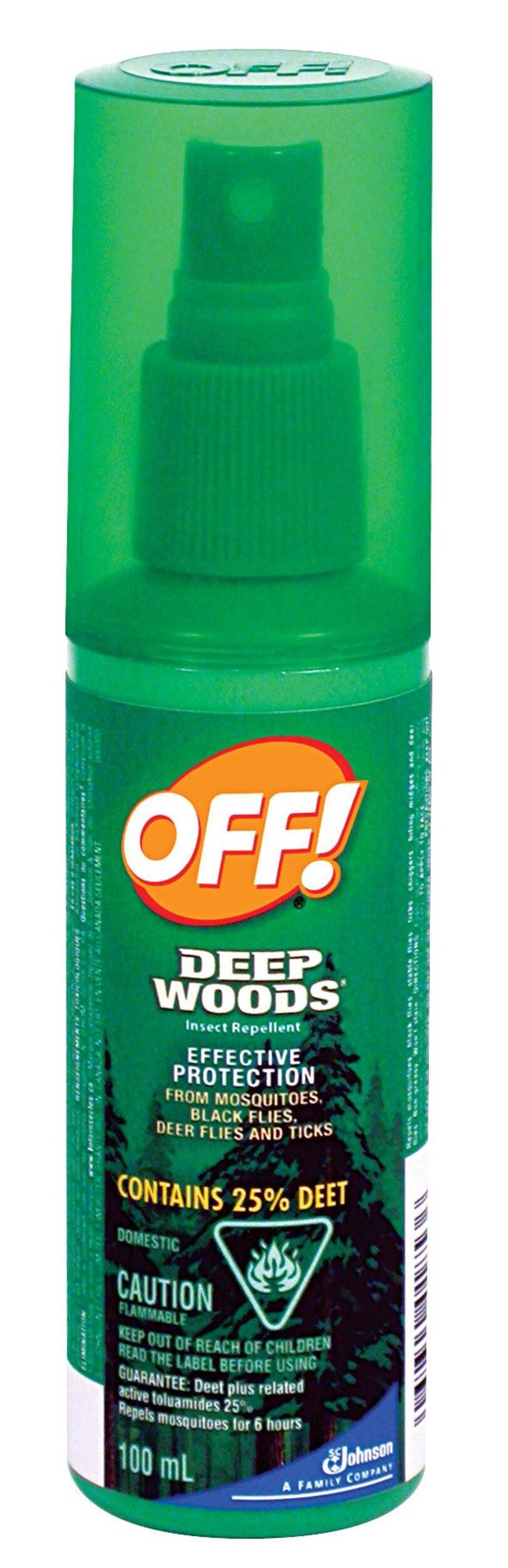 OFF! Deep Woods Mosquito Repellent Pump, 100-mL Front_Elevated