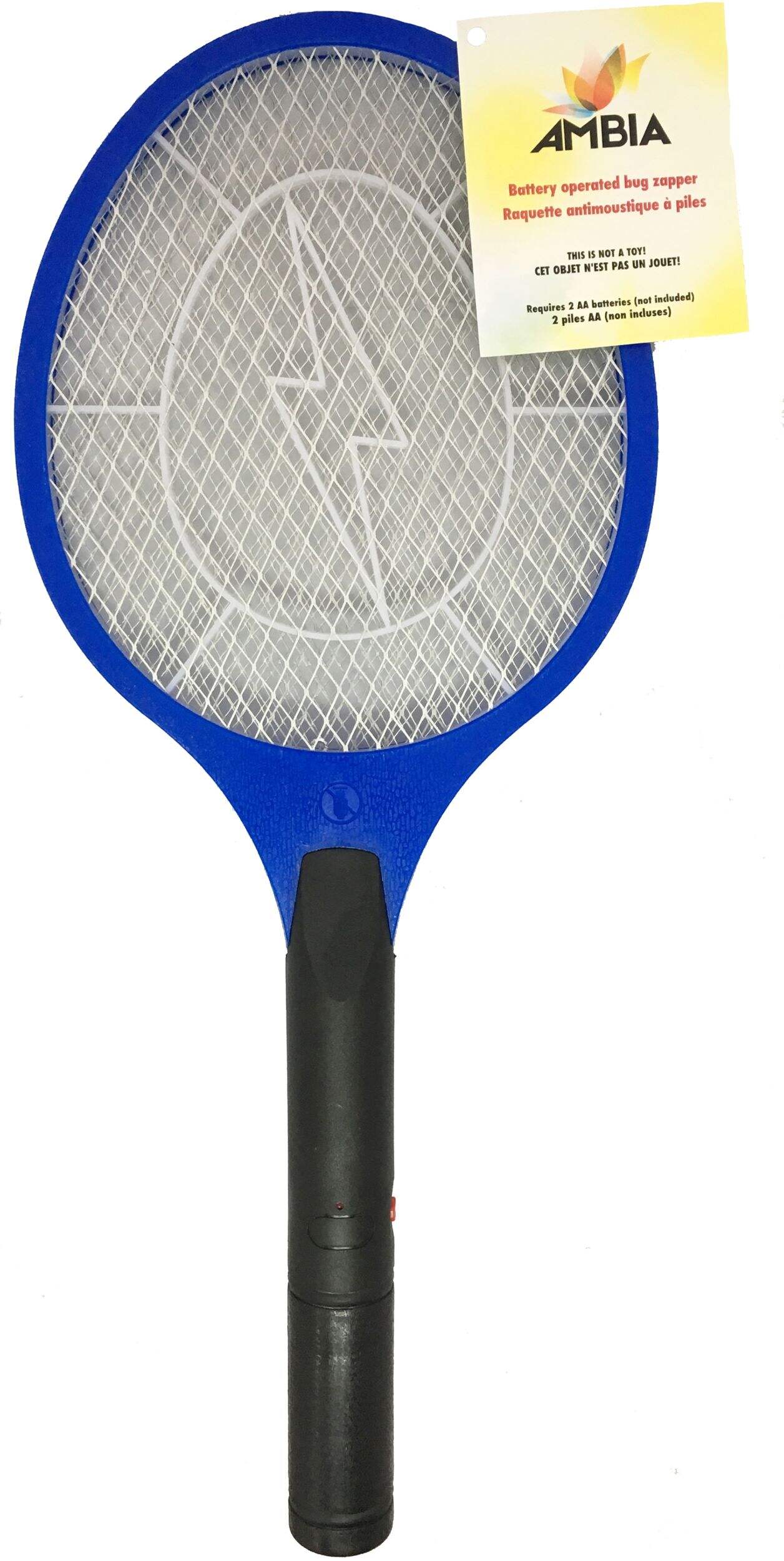 Ambia BatteryPowered Mosquito/Bug Zapper Racket, Assorted Colours