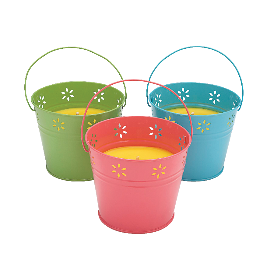 Ambia Citronella Mosquito/Insect Repellent Candle Bucket, Assorted Colours, 828mL Canadian Tire