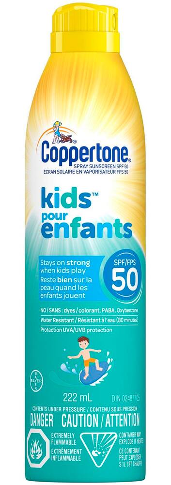sunscreen coppertone spray