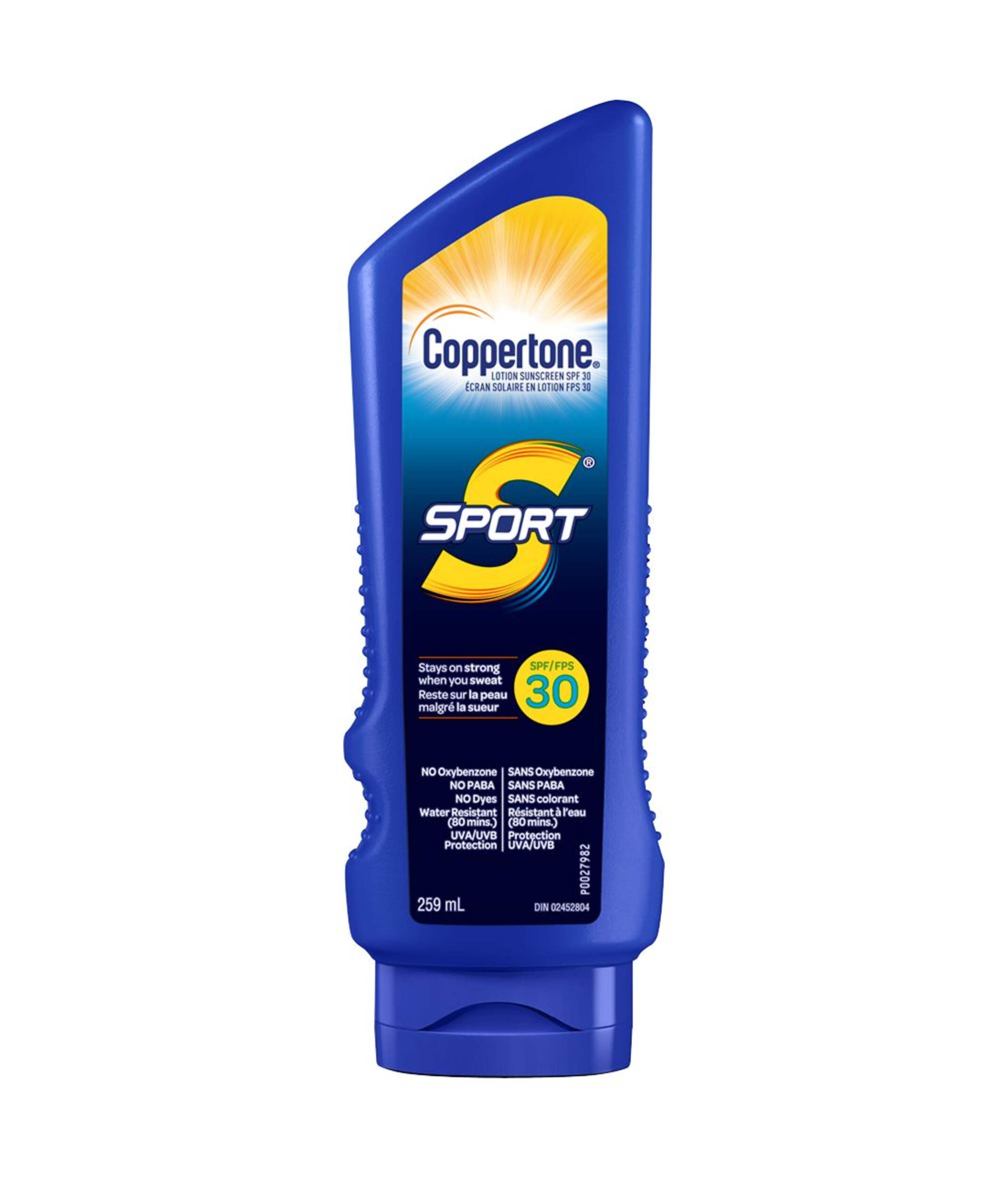 Coppertone Sport SPF30 Sunscreen Lotion, 259-mL Front_Flat