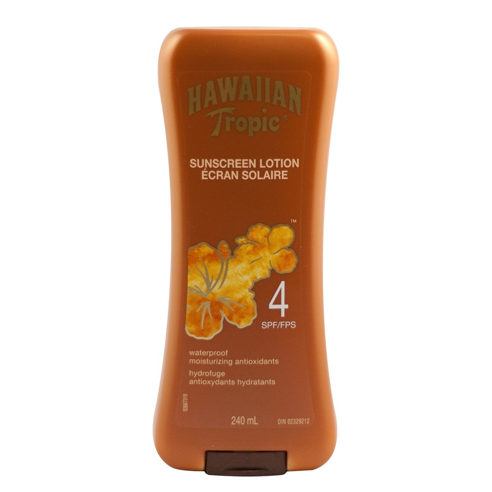 Hawaiian Tropic Sunscreen Lotion, SPF4 Canadian Tire