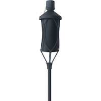 60-in Metal Citronella Tiki Mosquito/Insect Repellent Torch, Black