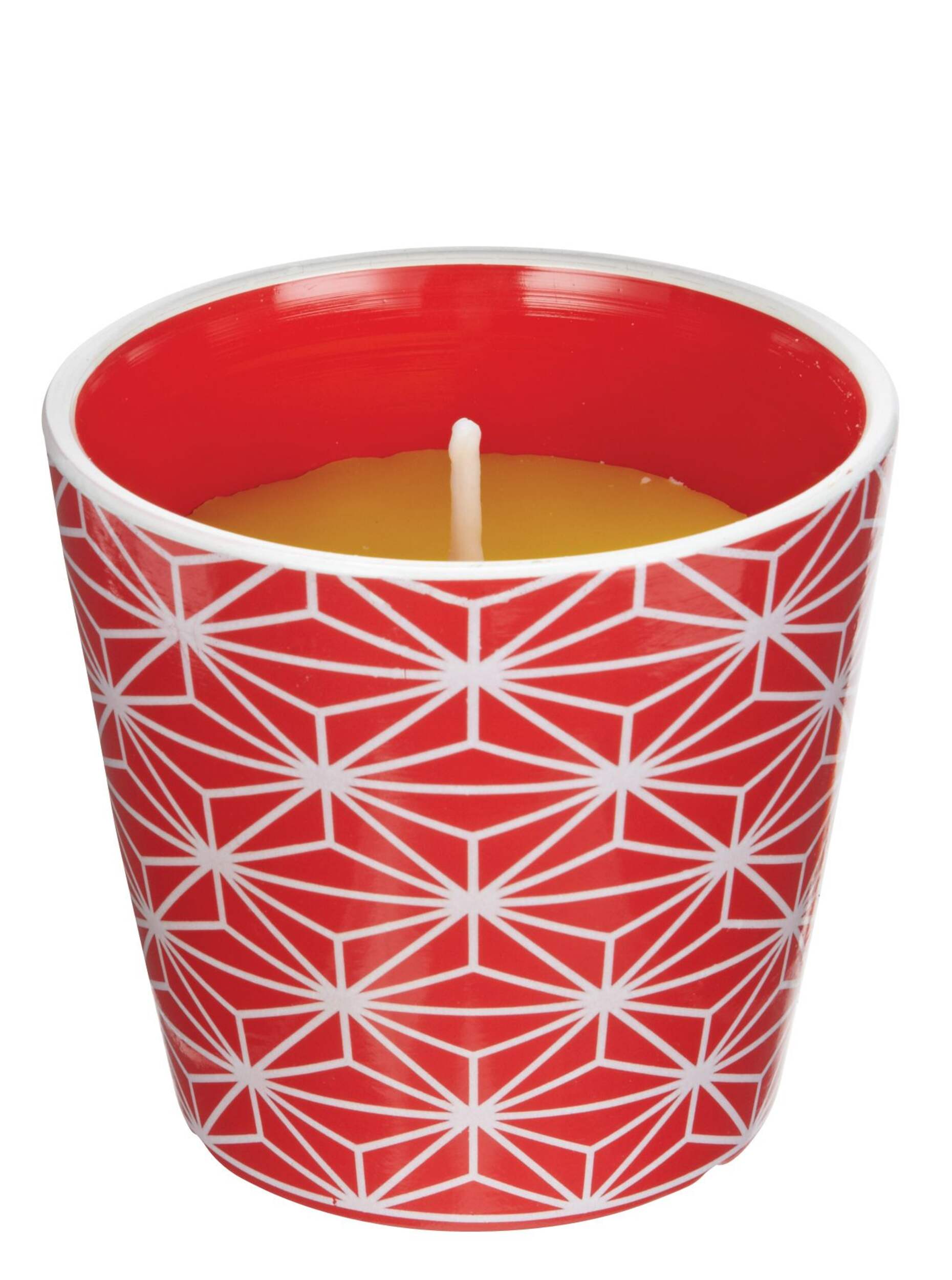 Ceramic Pot Citronella Mosquito Repellent Candle Front_Elevated