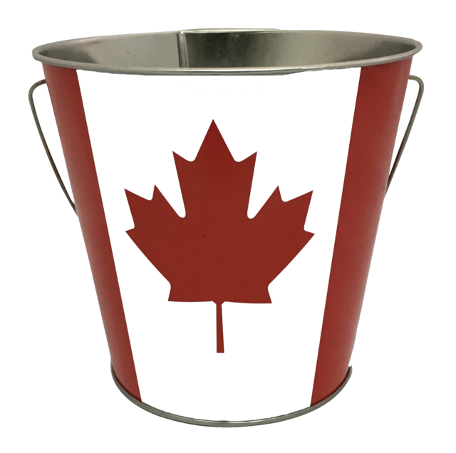 Canada Day Citronella Mosquito/Insect Repellent Candle Bucket, Assorted Colours, 828mL