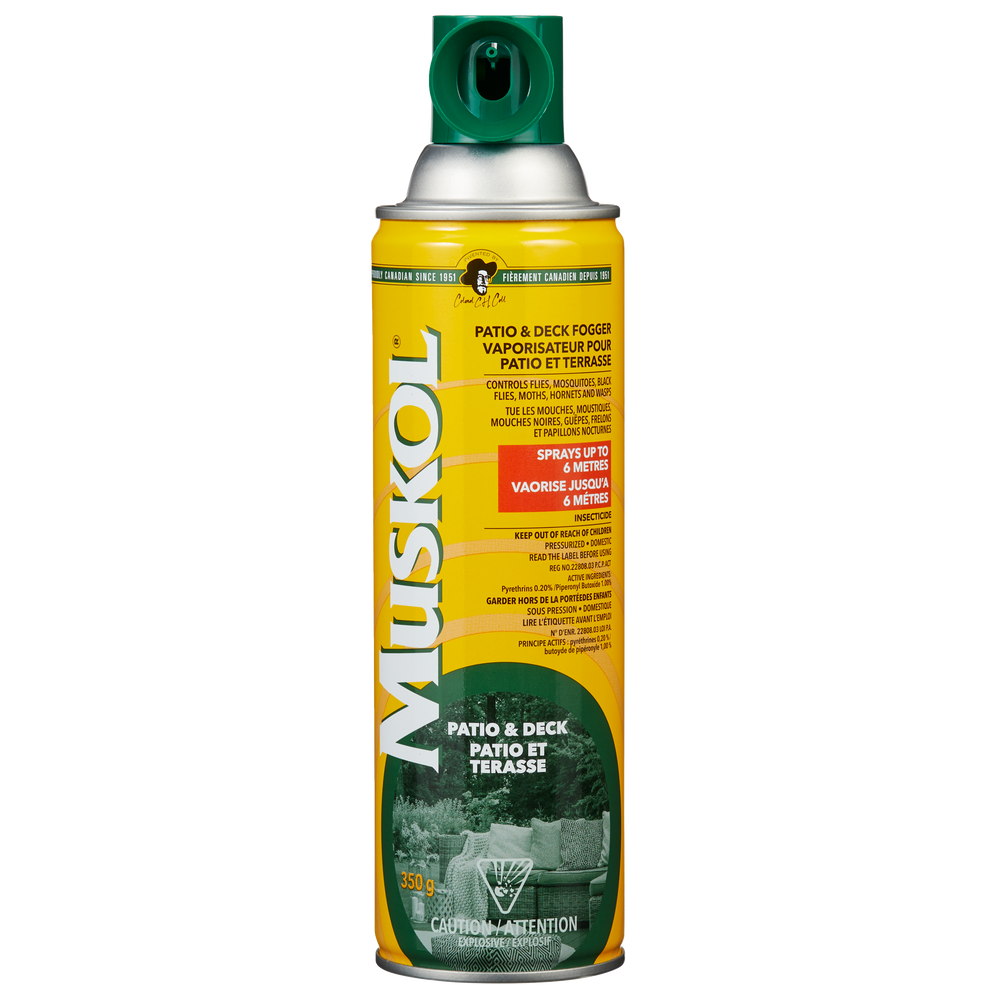 Muskol Patio & Deck Fogger Mosquito/Insect Repellent Spray, 350g