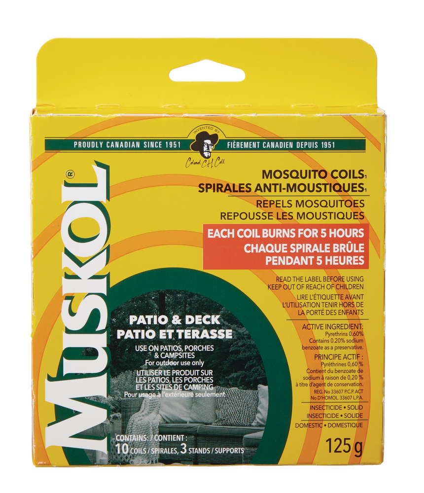 Muskol 50Hour Mosquito/Insect Repellent Coils, 10pk, 5 hours per coil