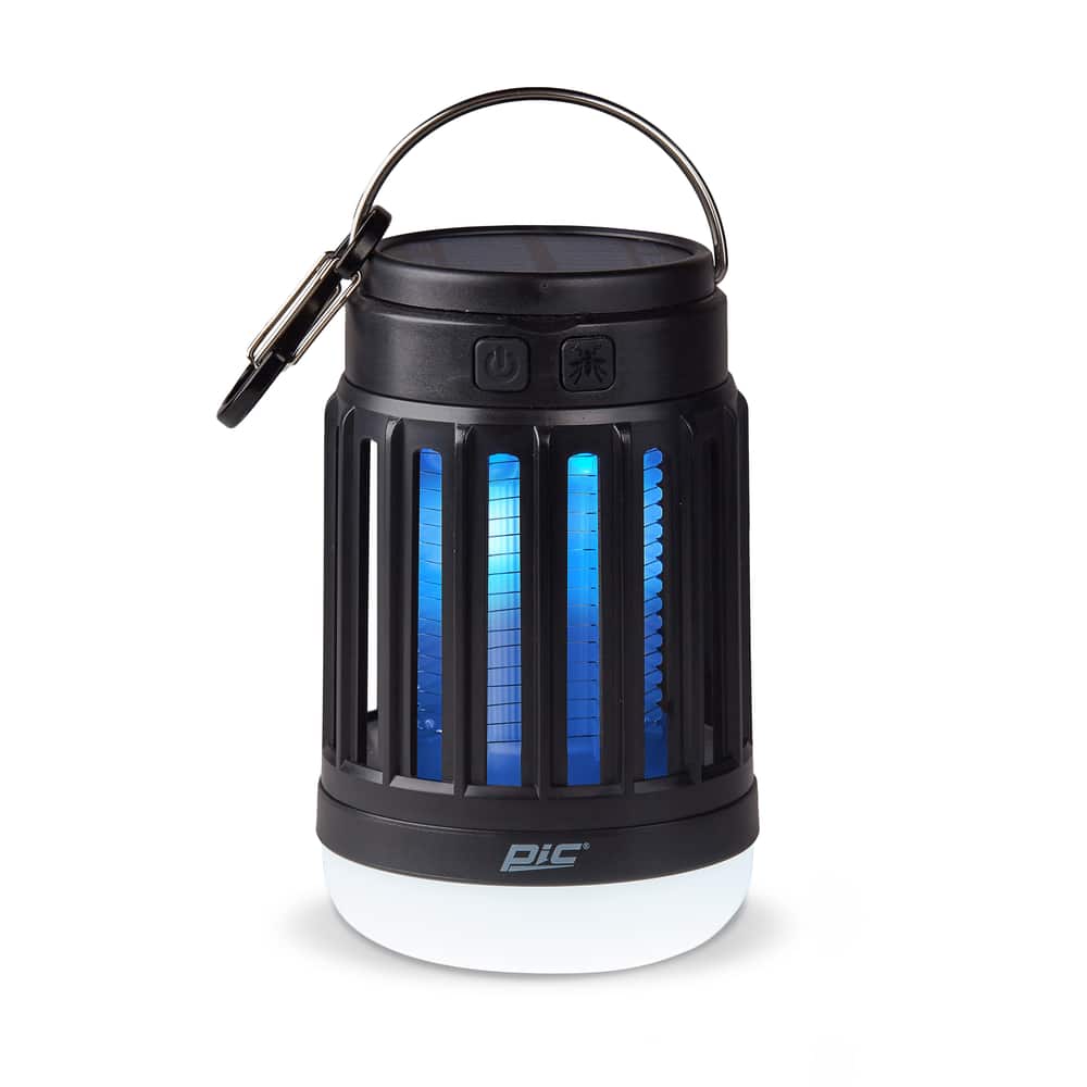 Solar USB Electric Mosquito Killer Insect Bug Flying Zapper LED Lamp Camping 