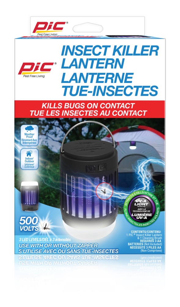 PIC 50W 500V WeatherProof UV LED USB Rechargable Hanging Mosquito