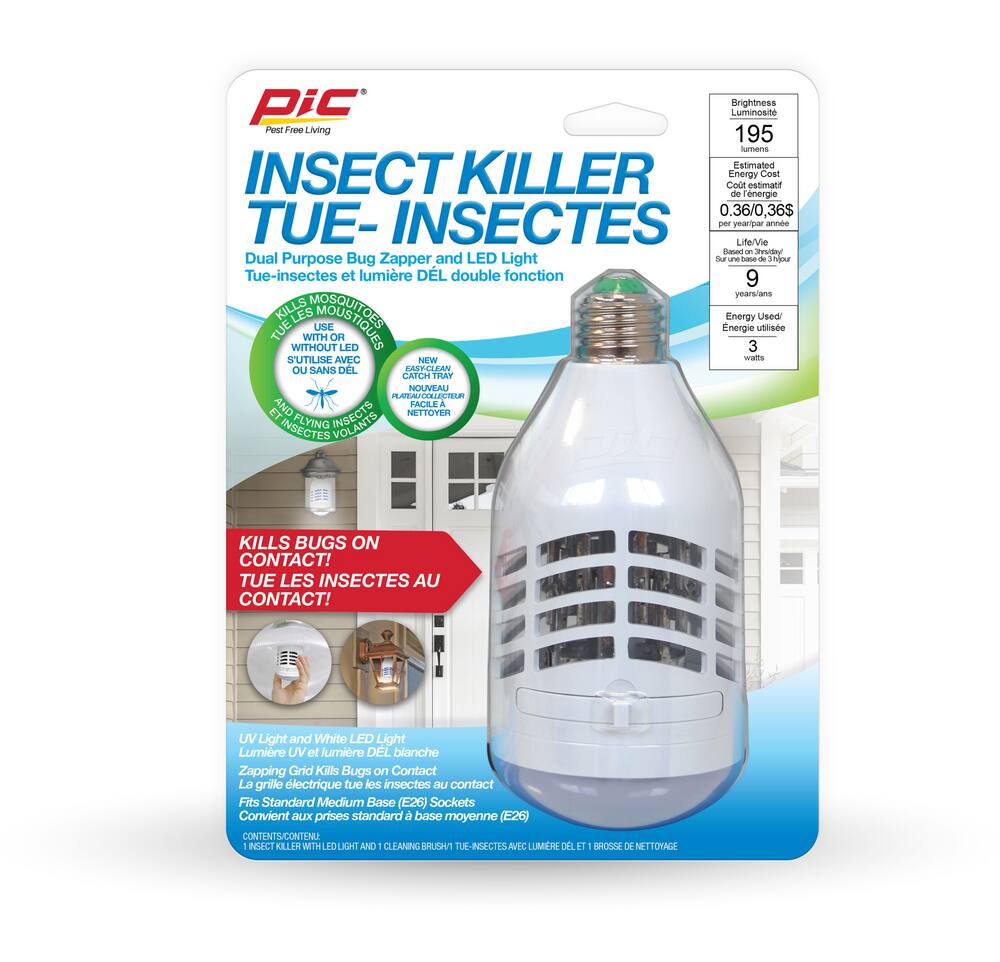 pic pest free living insect killer bulb