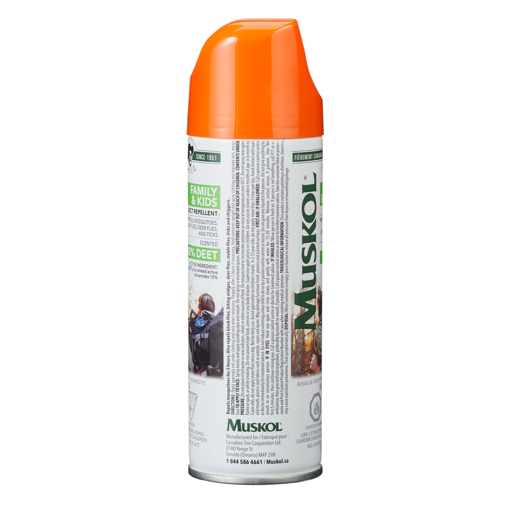 Muskol Family & Kids 10 DEET Scented Aerosol Mosquito/Insect Repellent