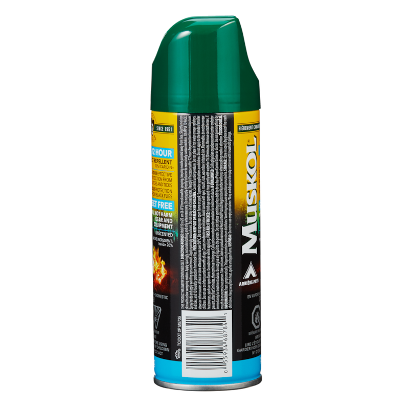 Muskol BackCountry 12hour DEETFree Aerosol Mosquito/Insect Repellent