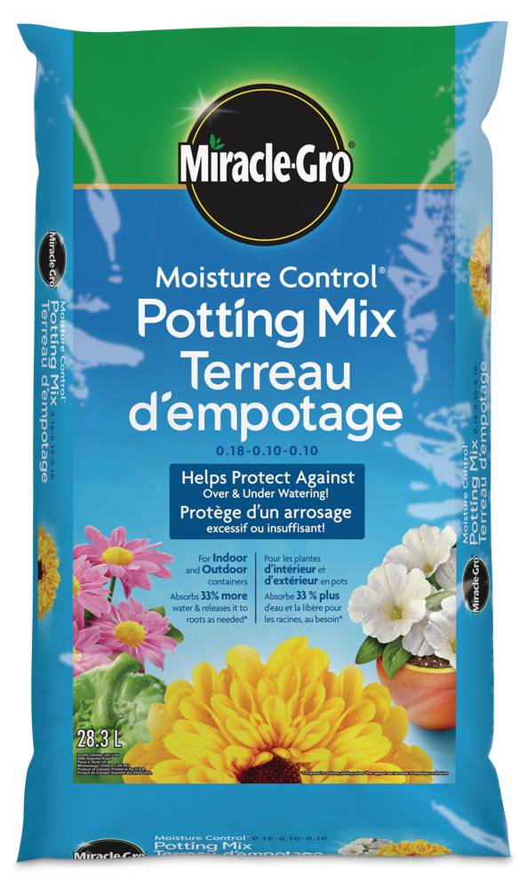 MiracleGro® Moisture Control Potting Soil Mix, 28.3L Canadian Tire