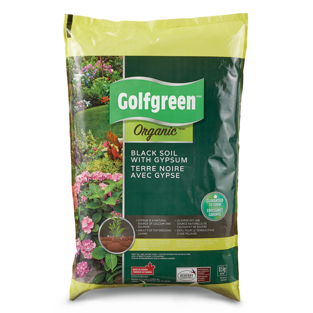 Golfgreen Organic Black Earth Garden Soil w/ Gypsum, 25L Canadian Tire