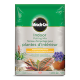 Miracle-Gro® Indoor Potting Soil Mix, 0.25-0.13-0.19, 8.8-L Front_Flat