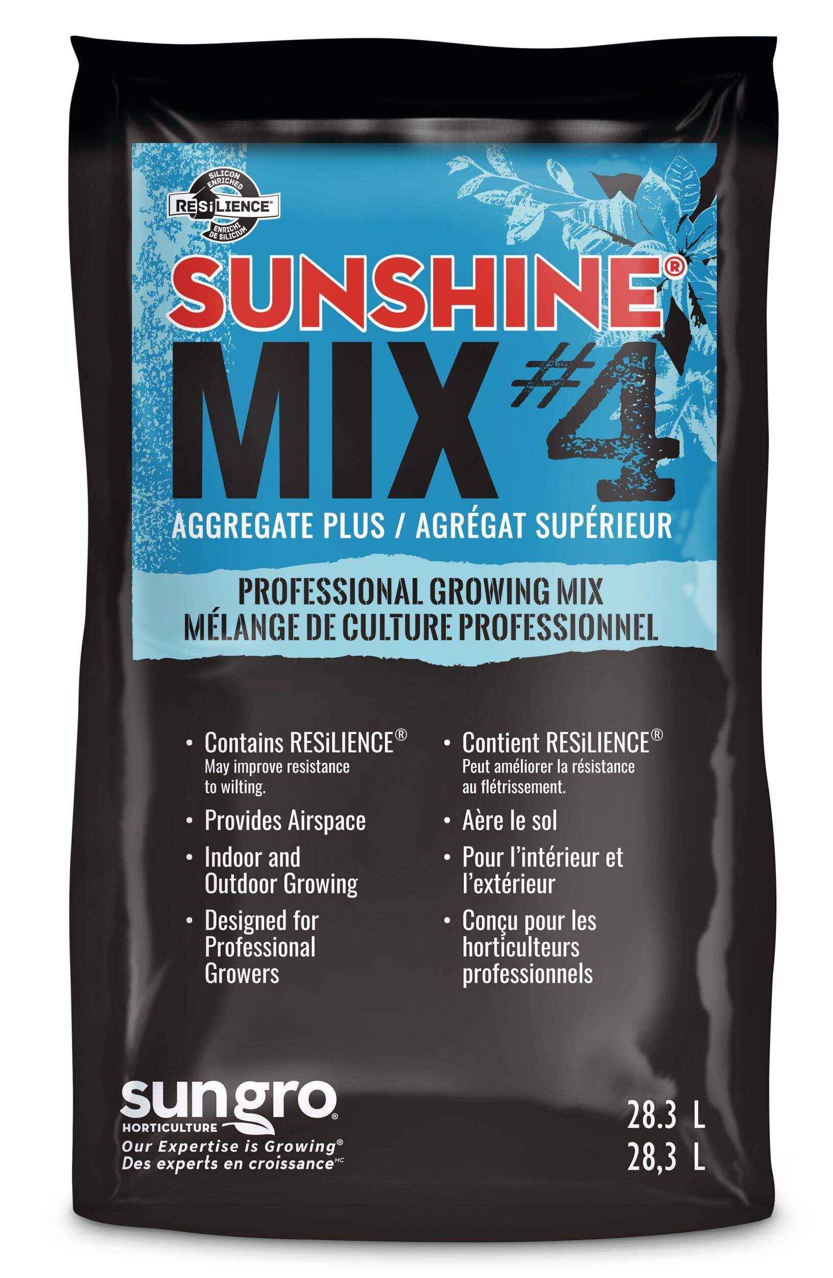Sunshine® Mix #4 Professional Growing Mix, 28.3-L Front_Flat