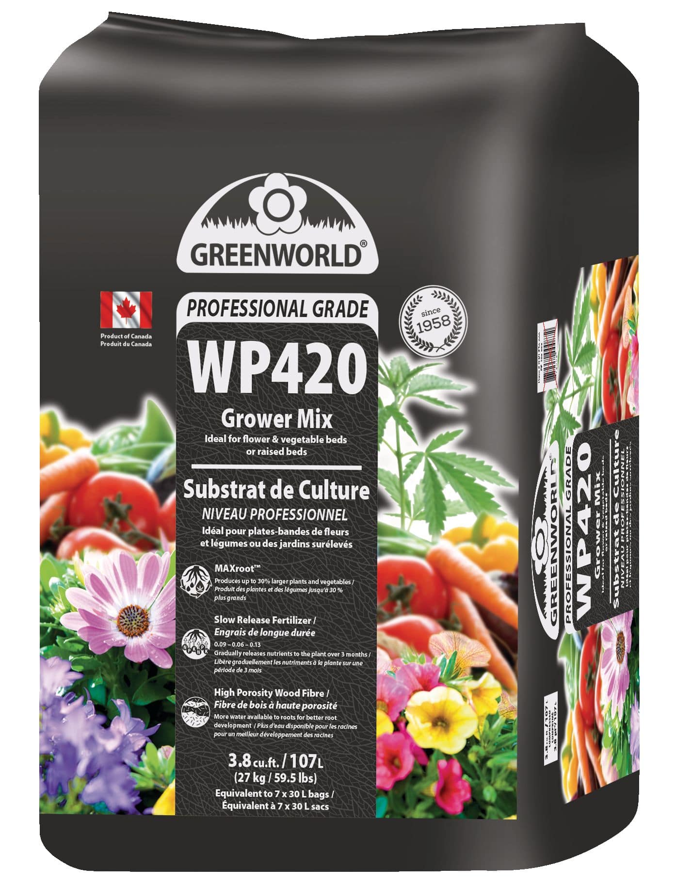 Greensworld WP420 Professional Grade Grower Potting Soil Mix, 3.8-cu.ft