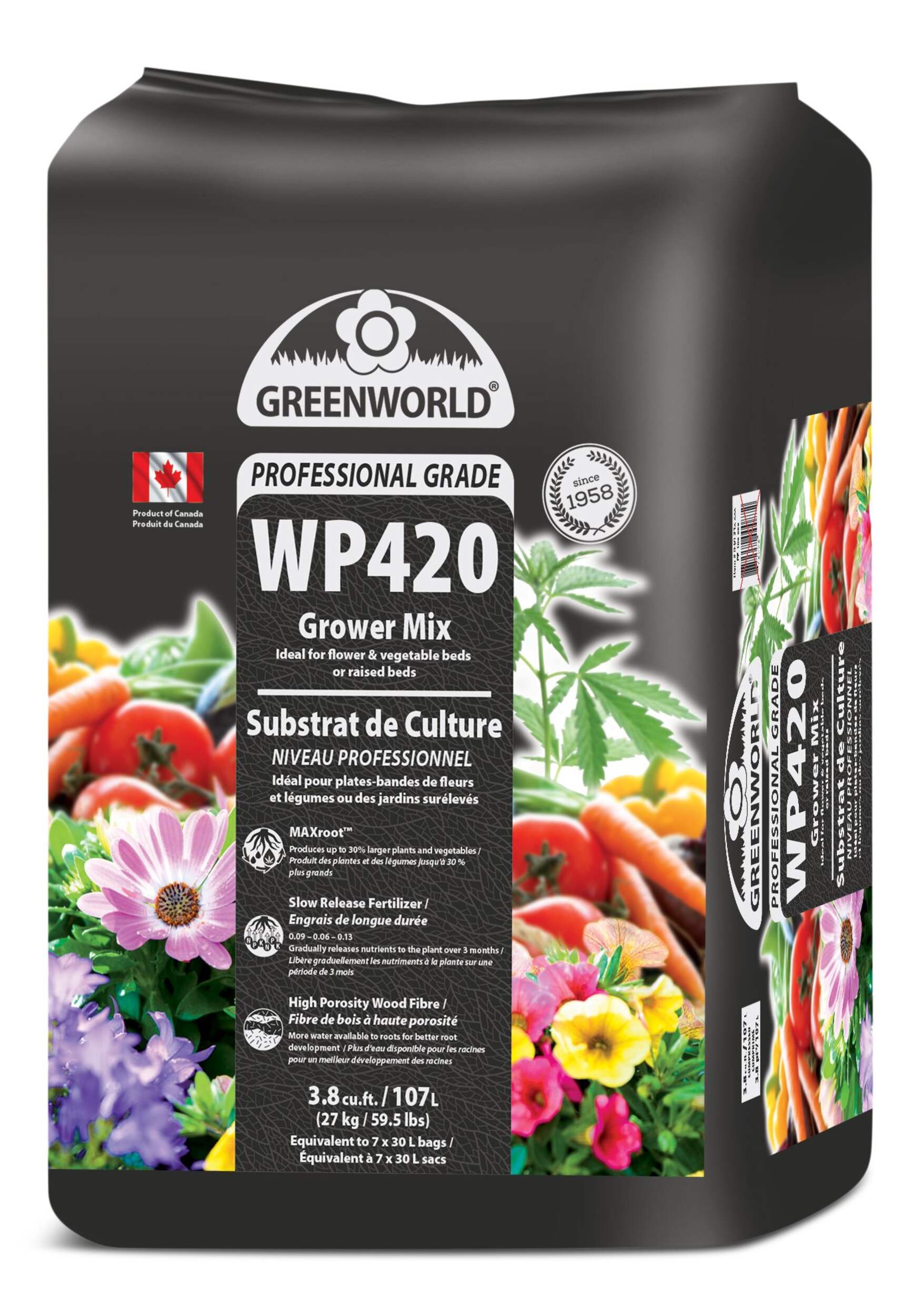 ASB Greenworld WP420 Professional Grade Potting Soil Mix, 3.8-cu.ft Front_Angled_Left