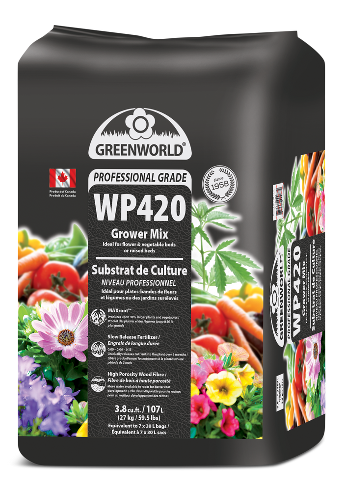 Greensworld WP420 Professional Grade Grower Potting Soil Mix, 3.8cu.ft