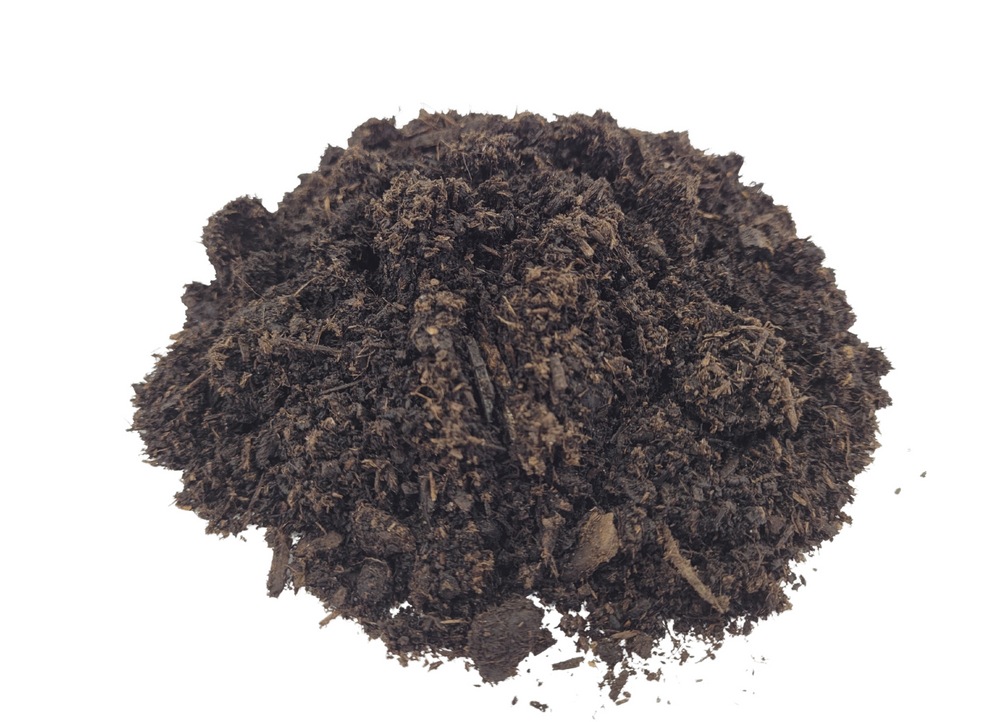 Island's Finest All Natural Bark Garden Mulch, Black, 2cuft