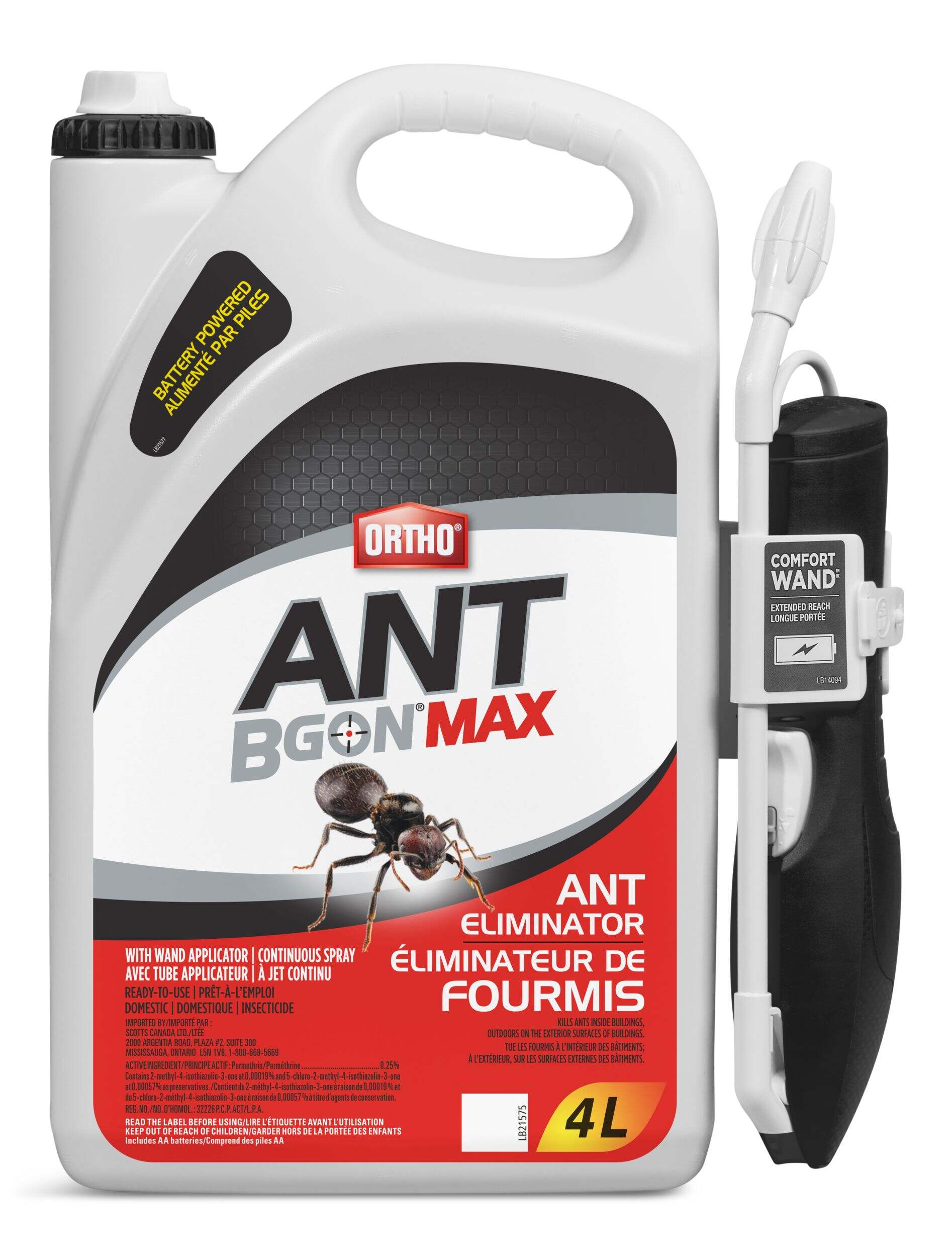 Éliminateur de fourmis Ortho Ant B Gon Max, 4 L Front_Flat