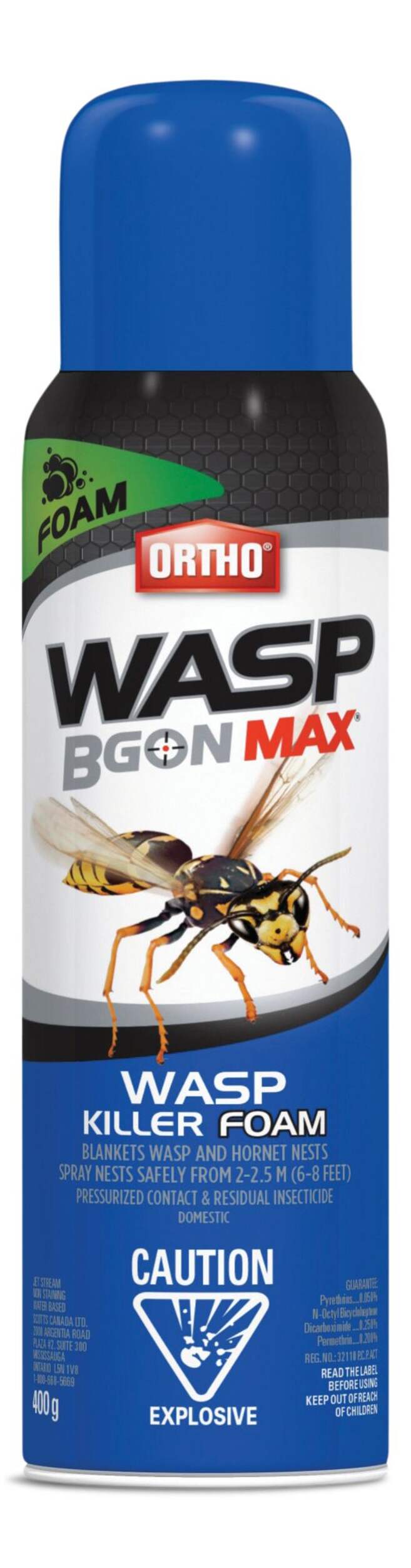 Ortho® Wasp B Gon™ MAX Wasp Killer Foam, 400-g Front_Flat