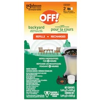 OFF! Backyard Mosquito/Insect Repellent Lamp Refill/Recharge, 2-pk Front_Flat
