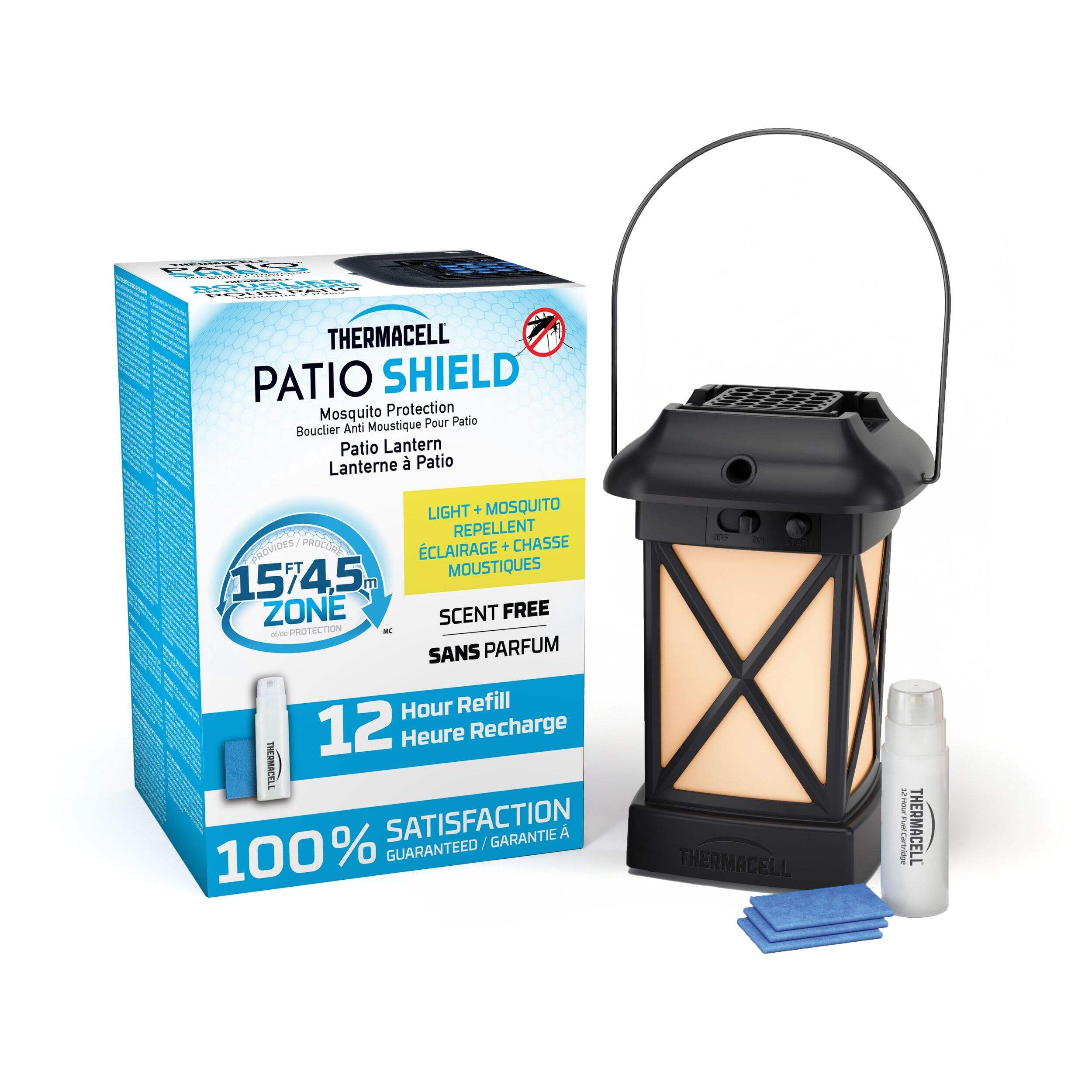 Thermacell Mosquito Repellent, Patio Shield Lantern XL Composite_or_Mixed