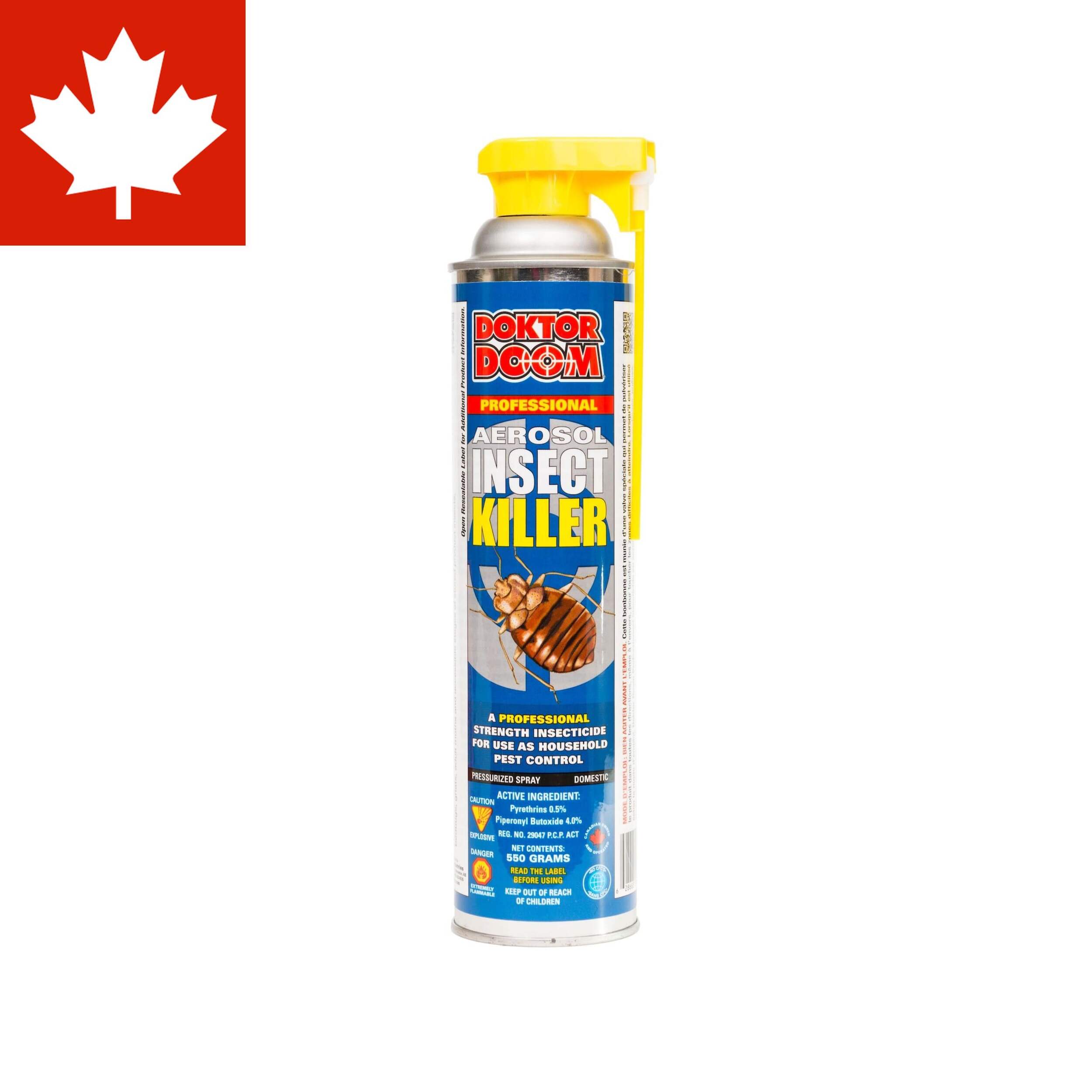 Doktor Doom Professional Aerosol Insect Killer Front_Flat