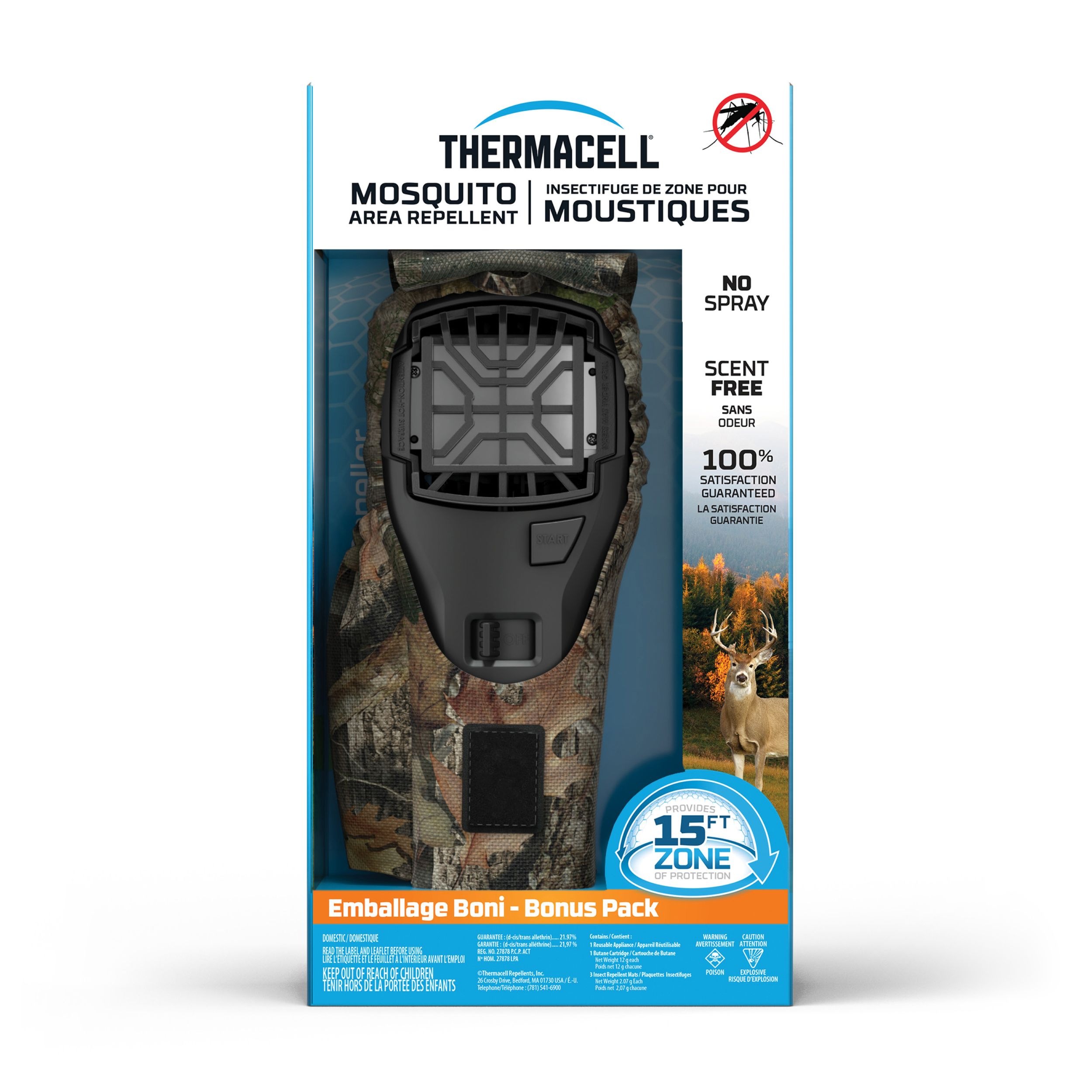 Thermacell Mosquito Repellent, Portable Adventure MR300 Hunt Pack