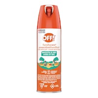 OFF! FamilyCare Smooth & Dry 5-Hour 15% DEET Aerosol Mosquito/Insect Repellent Spray, 113-g Front_Flat