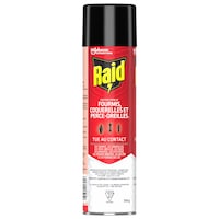 Insecticide Raid MAX pour fourmis, coquerelles, perce-oreilles et insectes d'intérieur et d'extérieur, 350 g Front_Flat