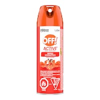OFF! Active 5-Hour 15% DEET Aerosol Mosquito Repellent Spray, 170-g Front_Flat