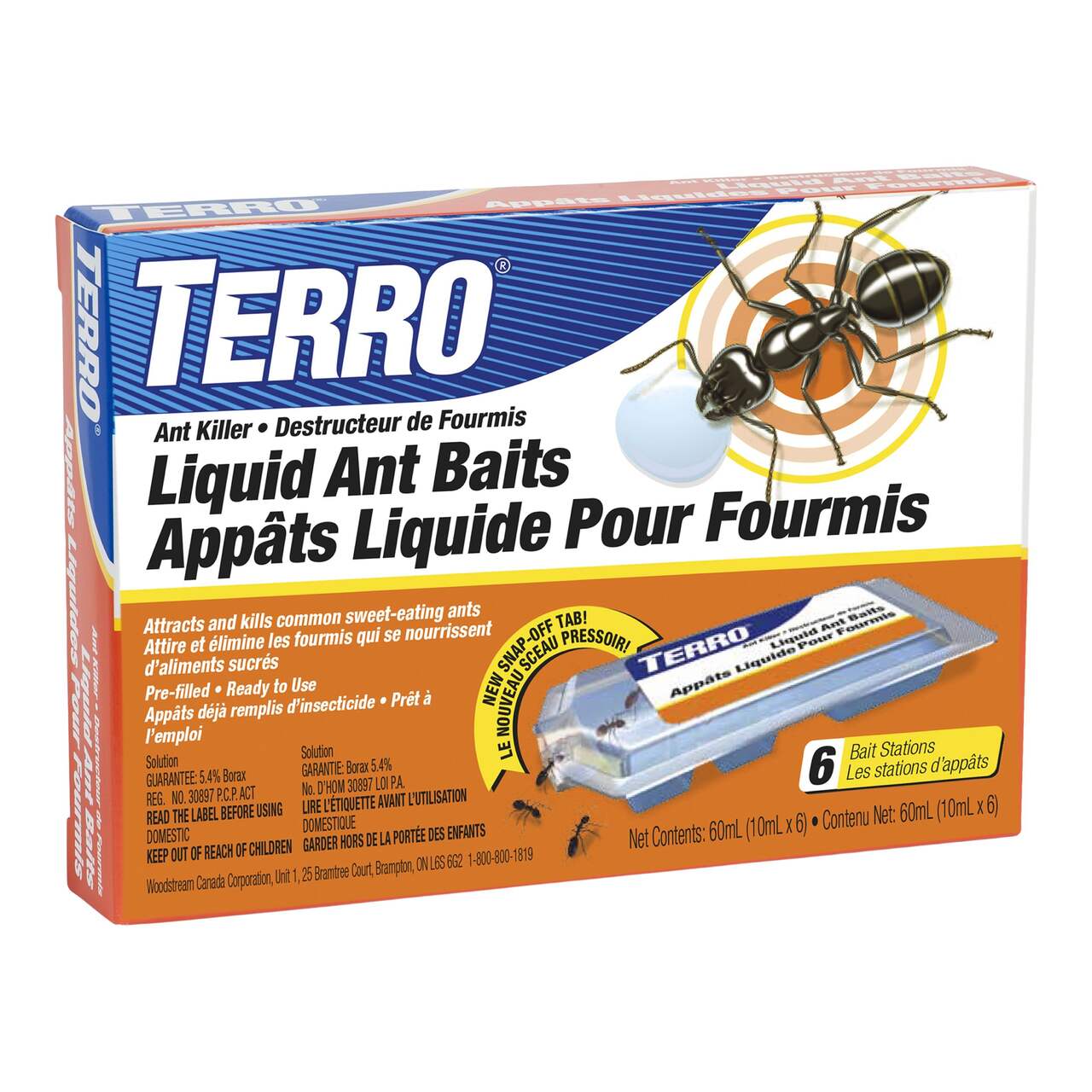 Terro Outdoor Liquid Ant Baits, 6 Bait Stations