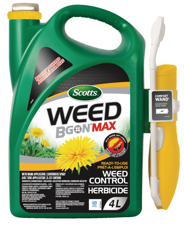 Scotts Ecosense Weed B Gon MAX ReadyToUse Weed Control Battery Powered Spray, 4L Canadian Tire