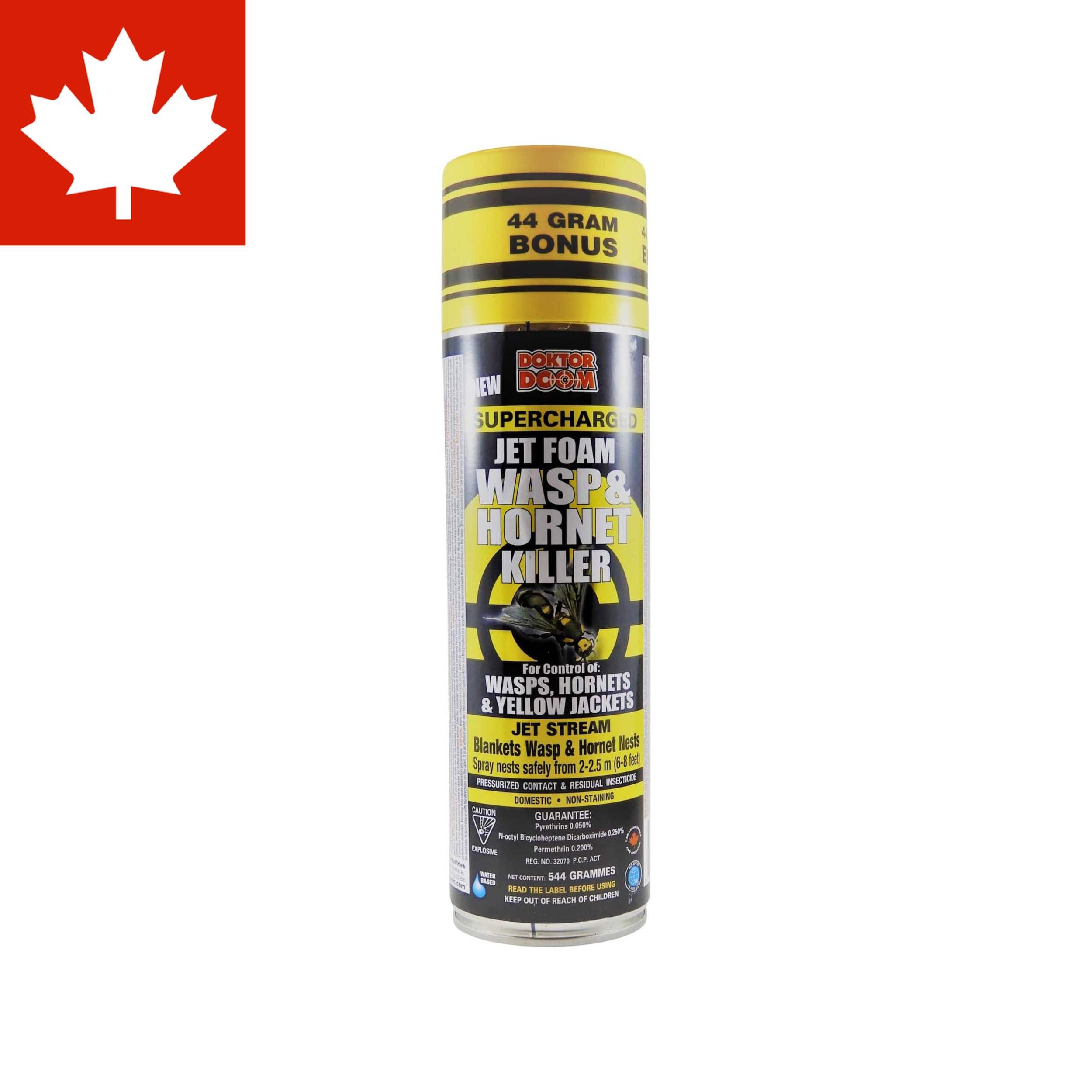 Doktor Doom Supercharged Jet Foam Wasp & Hornet Killer, Insecticide Spray, 544-g Front_Flat