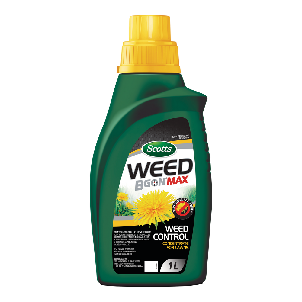 Scotts Weed B Gon MAX Weed Control Concentrate For Lawns, 1-L ...