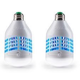 PIC Dual Purpose Compact Insect Killer Zapper & LED Light, 2-pk Front_Flat