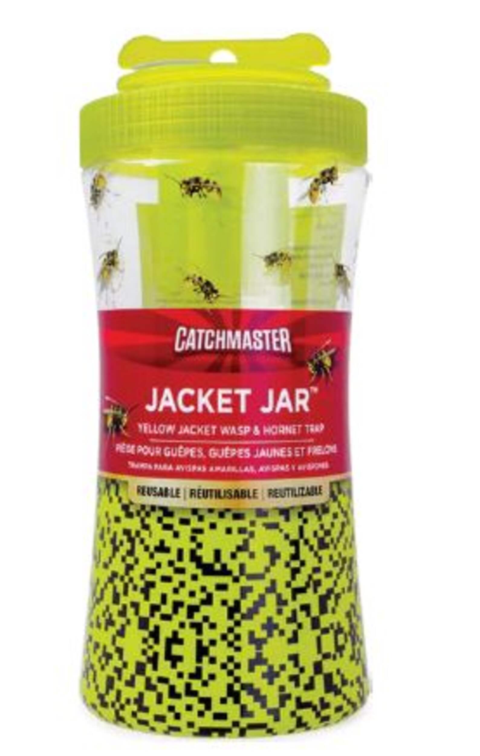 Catchmaster Jacket Jar, Yellow Jacket, Wasp & Hornet Trap Front_Flat